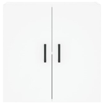 Wandkast 60x31x60 cm bewerkt hout wit