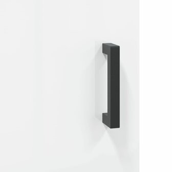 Wandkast 60x31x60 cm bewerkt hout hoogglans wit