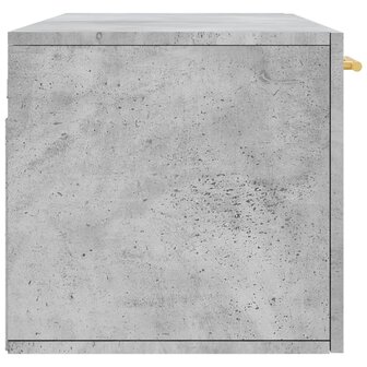 Wandkast 100x36,5x35 cm bewerkt hout betongrijs