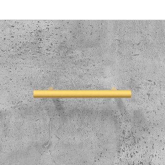 Wandkast 100x36,5x35 cm bewerkt hout betongrijs