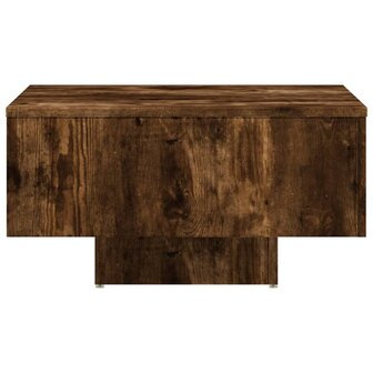 Salontafel 60x60x31,5 cm bewerkt hout gerookt eikenkleurig