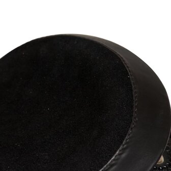 Western zadel, hoofdstel en borstriem 15&amp;quot; echt leer zwart