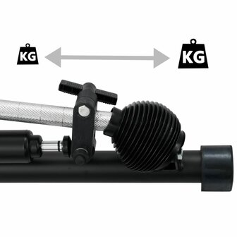 Roeitrainer met 5 niveau&#039;s en hydraulische weerstand