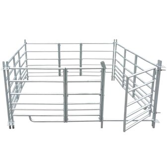 Schaapskooi 4 panelen 183x183x92 cm gegalvaniseerd staal