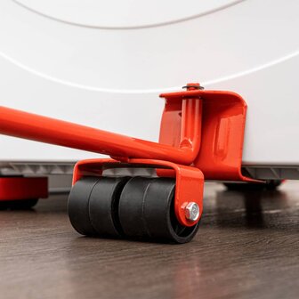 Meubeltransportset rood en zwart