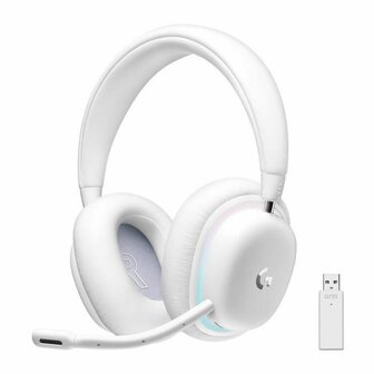 Logitech Hoofdtelefoon Met Microfoon Logitech G735 Wit Blauw/Wit