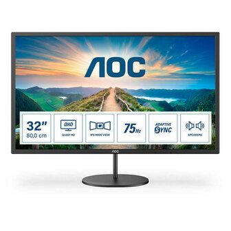 Aoc Monitor Aoc Q32V4 32&amp;quot; Ips 75 Hz 31,5&amp;quot; Led Flicker Free