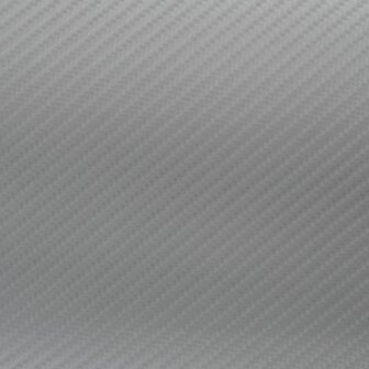 2 st Autofolie 4D 100x150 cm + 50x150 cm zilverkleurig