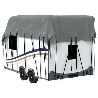 Caravan dakbedekking 600x300 cm vliesvlies grijs