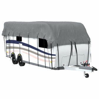 Caravan dakbedekking 800x300 cm vliesvlies grijs