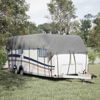 Caravan dakbedekking 800x300 cm vliesvlies grijs
