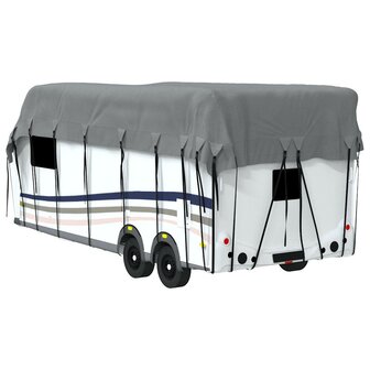 Caravan dakbedekking 800x300 cm vliesvlies grijs