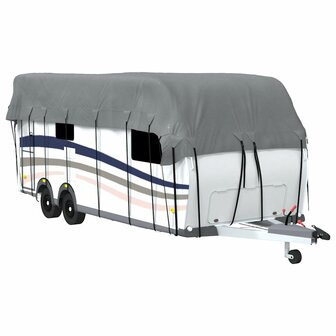 Caravan dakbedekking 700x300 cm vliesvlies grijs