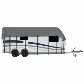 Caravan dakbedekking 700x300 cm vliesvlies grijs