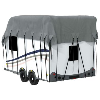 Caravan dakbedekking 500x300 cm vliesvlies grijs