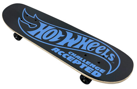 Mattel Hot Wheels Dubbele Kick Skateboard Junior Zwart/Blauw/Rood multicolor multicolor