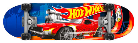 Mattel Hot Wheels Dubbele Kick Skateboard Junior Zwart/Blauw/Rood multicolor multicolor