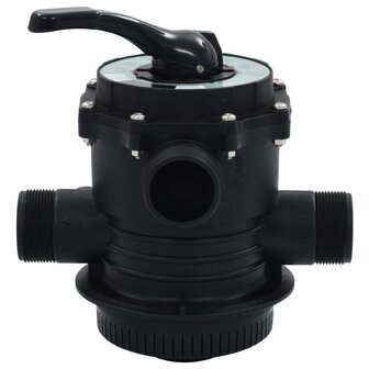 Multipoortventiel voor zandfilter 6-weg 1,5&amp;quot; ABS