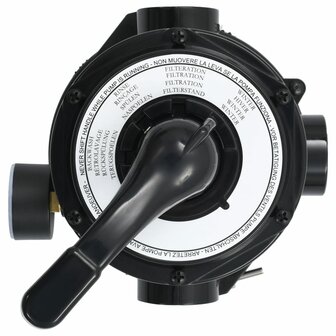 Multipoortventiel voor zandfilter 4-weg 1,5&amp;quot; ABS
