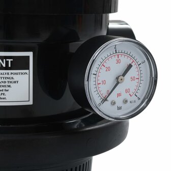 Multipoortventiel voor zandfilter 4-weg 1,5&amp;quot; ABS