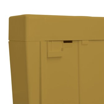 Toiletstortbak met watertoevoer onderin 3/6 L currygeel