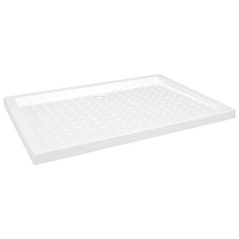 Douchebak met noppen 70x100x4 cm ABS wit