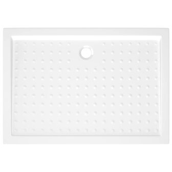 Douchebak met noppen 70x100x4 cm ABS wit