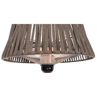 Hangende verwarmer Artix Corda 1800 W halogeen bruin