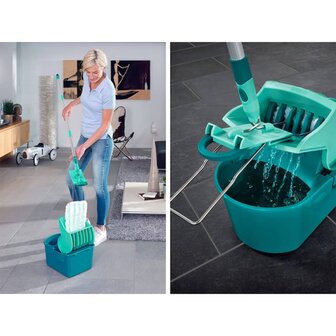 Vloerwisser set Profi Compact groen 55092