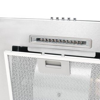 Wandafzuigkap 756 m&sup3;/u LED 60 cm roestvrij staal