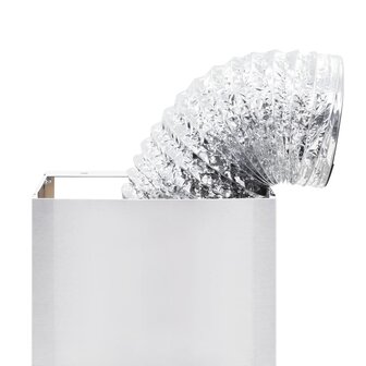 Wandafzuigkap 756 m&sup3;/u LED 60 cm roestvrij staal