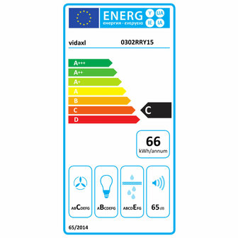Wandafzuigkap 756 m&sup3;/u LED 60 cm roestvrij staal