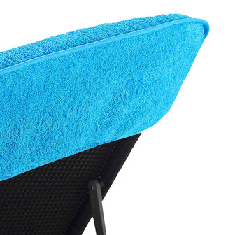 Strandhanddoeken 2 st 400 g/m&sup2; 60x135 cm stof turquoise