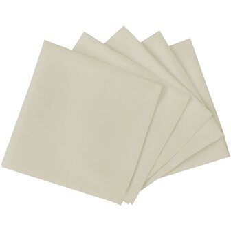 Servetten 10 stuks cr&eacute;me 50x50 cm