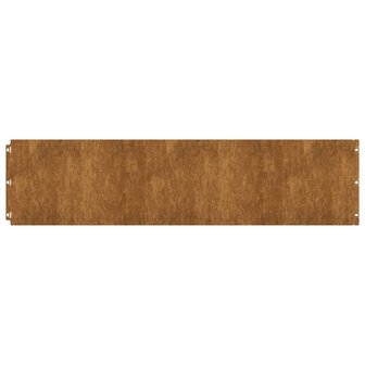 Gazonranden 10 stuks 25x103 cm flexibel cortenstaal