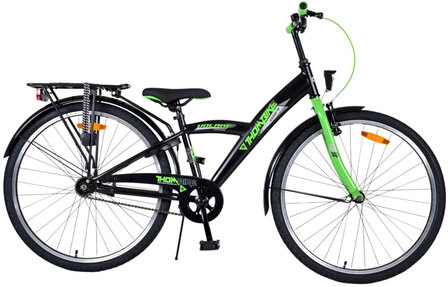 Volare Thombike Jongens Terugtraprem zwart/groen 33 cm 26 inch zwart/groen 33 cm 26 inch
