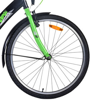 Volare Thombike Jongens Terugtraprem zwart/groen 33 cm 26 inch zwart/groen 33 cm 26 inch