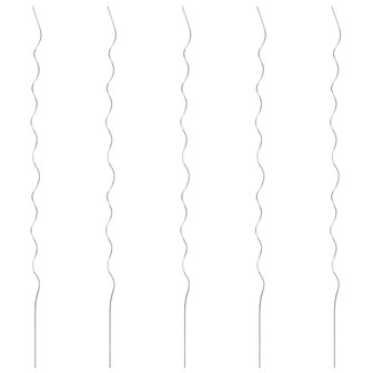 Plantenstok spiraal 170 cm gegalvaniseerd staal 5 st