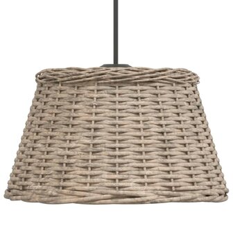 Plafondlampenkap &Oslash;50x30 cm wicker bruin