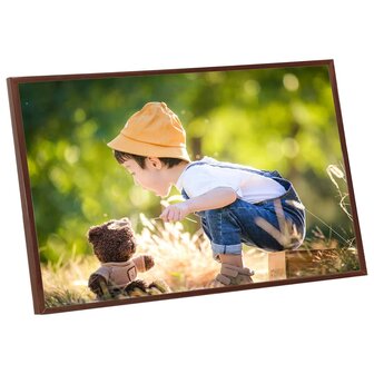 Fotolijsten 5 st voor wand of tafel 59,4x84 cm MDF bronskleurig