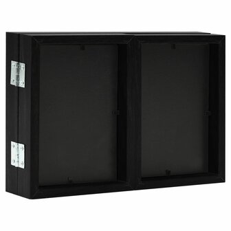 Fotolijst drieluik 28x18 cm+2x(13x18 cm) zwart