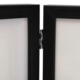 Fotolijst drieluik 28x18 cm+2x(13x18 cm) zwart