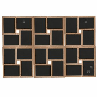 Fotolijst voor 24x(13x18 cm) foto MDF lichtbruin