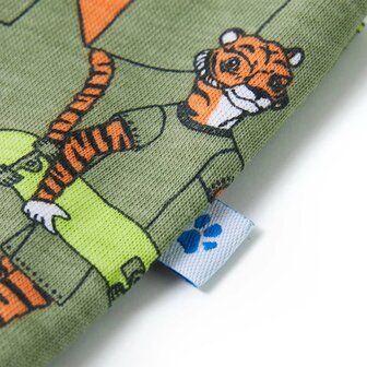 Kinderpyjama met korte mouwen 92 lichtkakikleurig