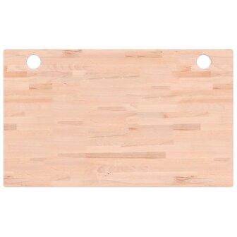 Bureaublad 100x60x2,5 cm massief beukenhout