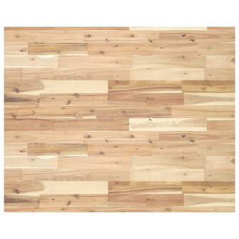 Bureaublad 100x80x4 cm onbehandeld massief acaciahout
