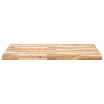 Bureaublad 100x80x4 cm onbehandeld massief acaciahout