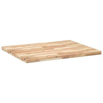 Bureaublad 100x80x4 cm onbehandeld massief acaciahout