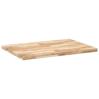 Bureaublad 80x70x4 cm onbehandeld massief acaciahout