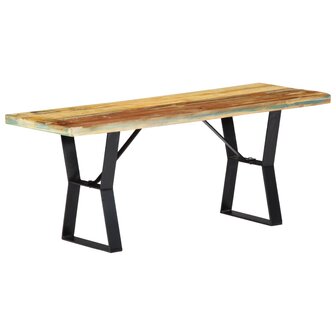 Bankje 110 cm massief gerecycled hout
